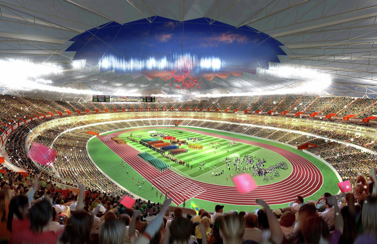 проект лучшего футбольного стадиона в Будущем