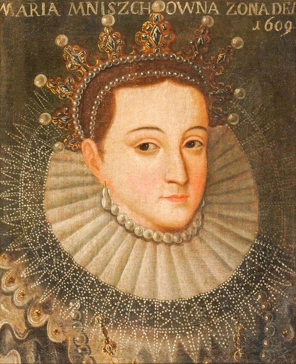 Портрет Марины Мнишек. Начало 17 в. Автор не известен.