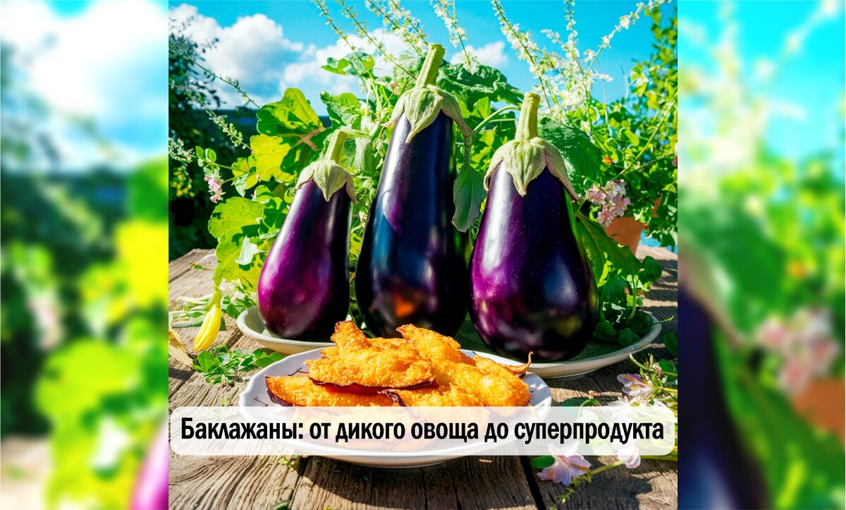 баклажаны: от дикого овоща до суперпродукта