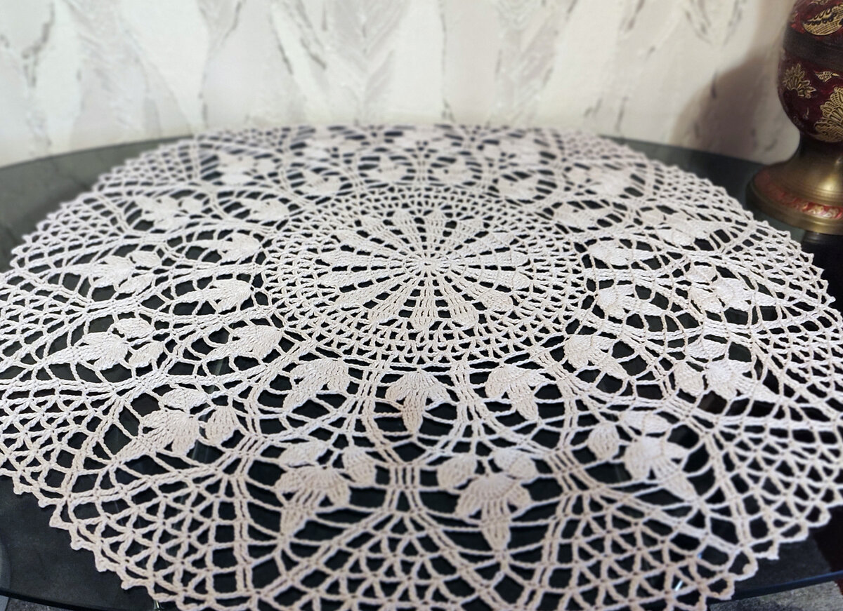 Салфетка крючком