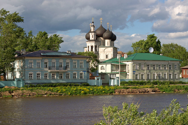 Набережная реки Вологды. 2005 год
© Сергей Свердлов / CC BY-SA 3.0