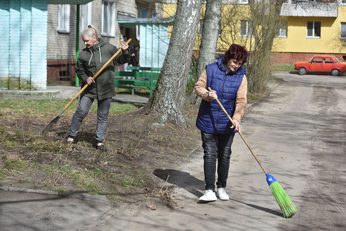 В Гомеле соседи организовали субботник у дома | Белорусские Барановичи |  Дзен