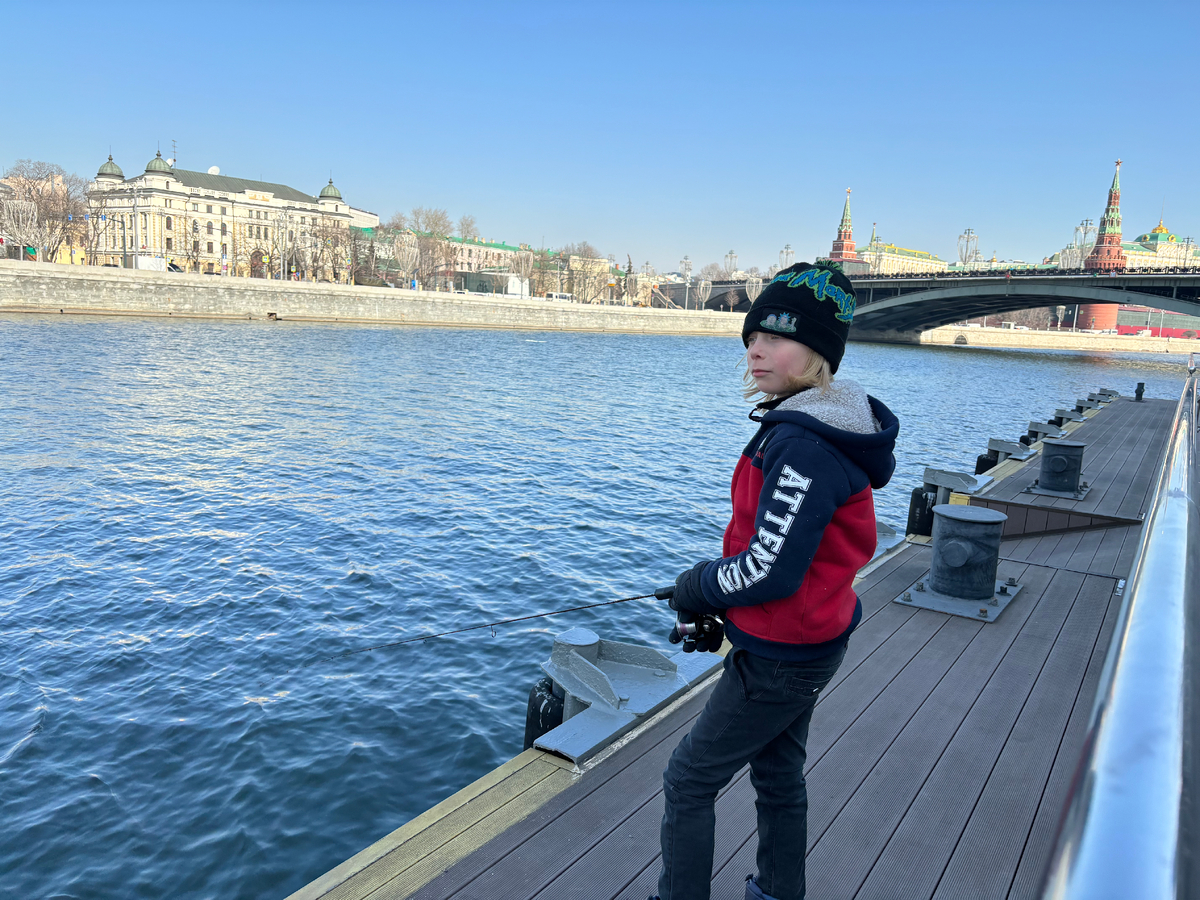 Рыбалка у Кремля