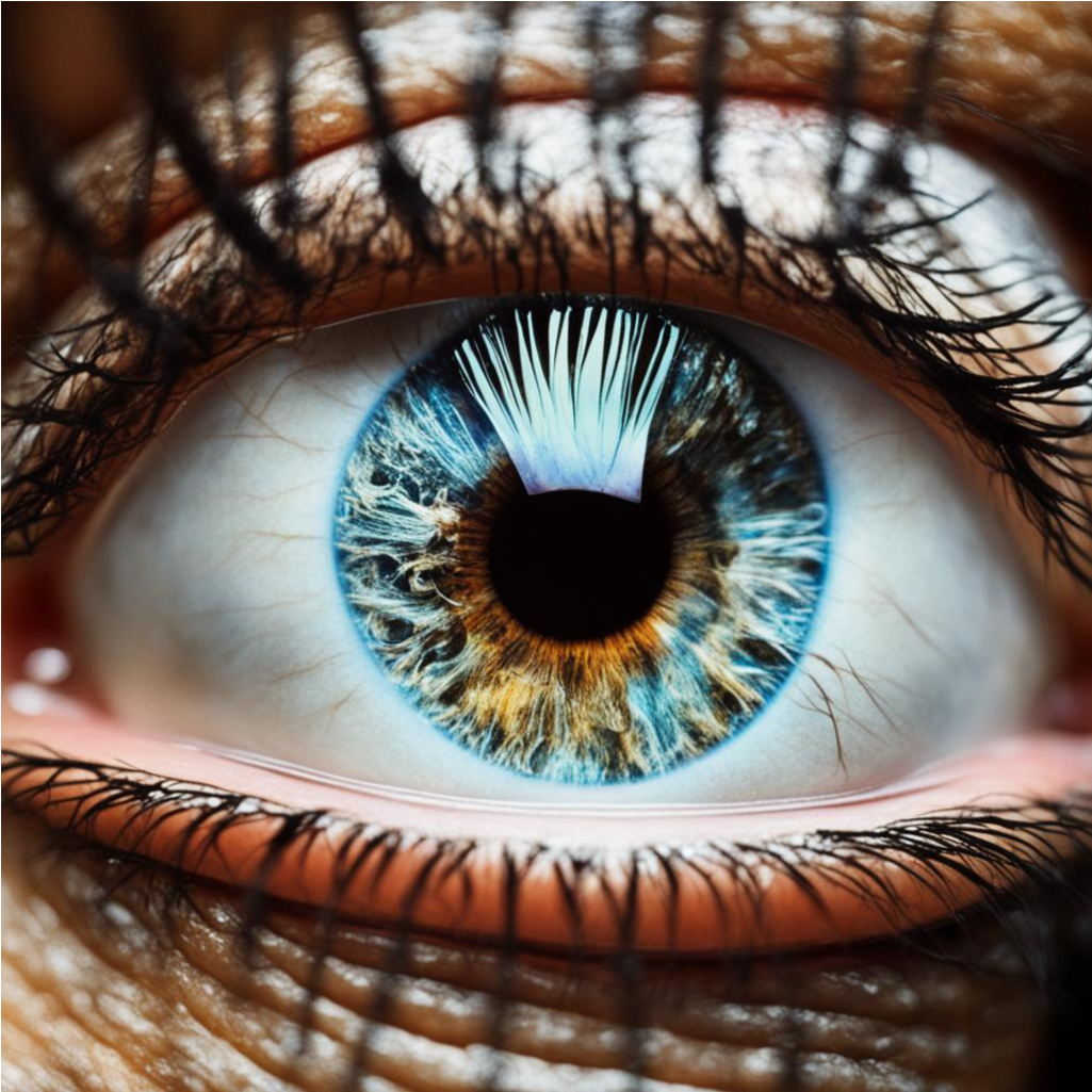 Изображение глаза от нейросети