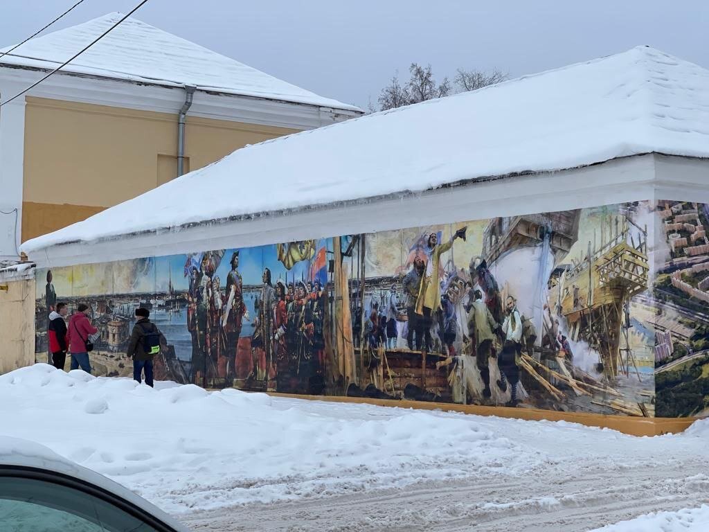 Самое большое граффити в Ленинградской области.