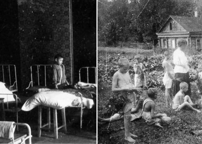  В «лесных школах» учились физически и умственно слабые дети, склонные к различным болезням, такими как анемия, туберкулез, патологии нервной системы.