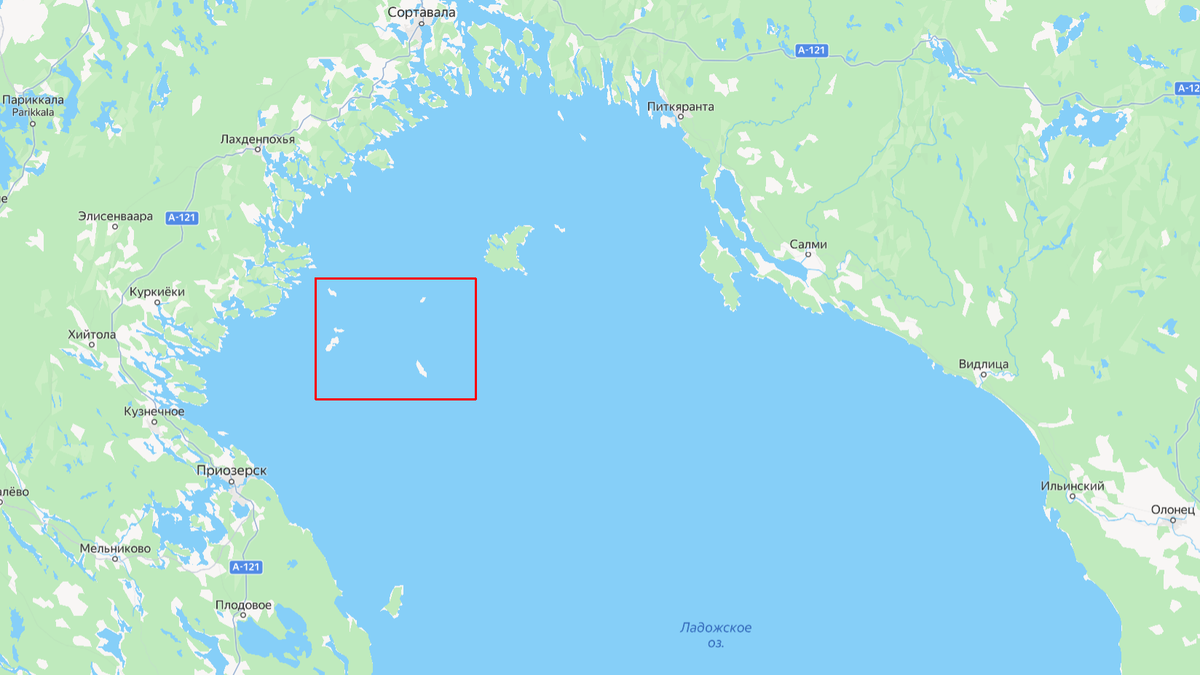 Западный архипелаг на карте