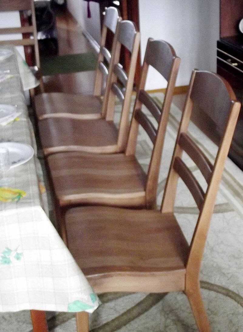 Буковые стулья. Работа автора