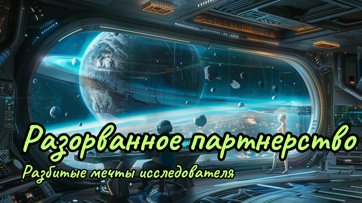 Космонавт Иван и голограмма Алина.