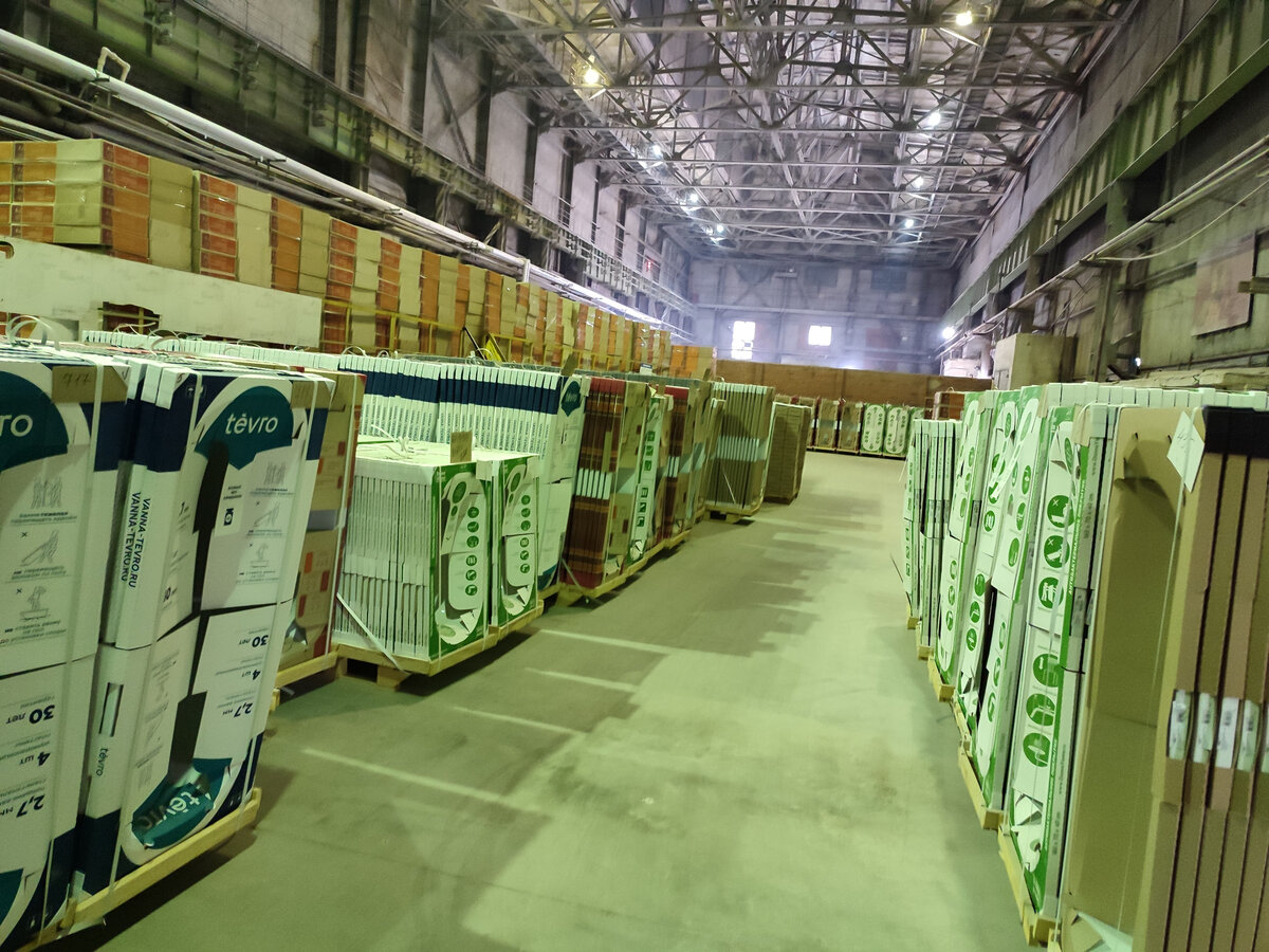 Ванны на отгрузку.