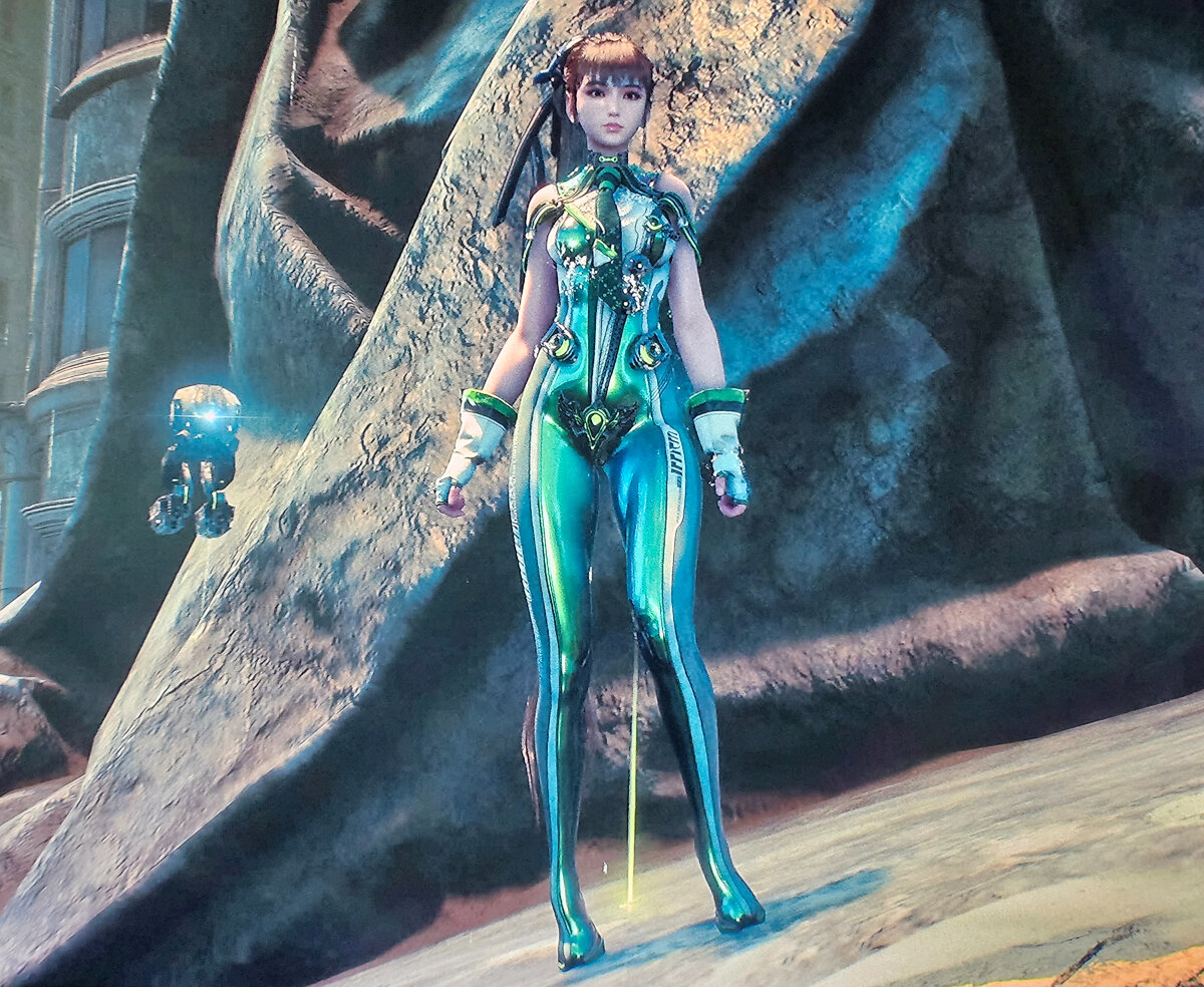 Скринот из демо версии игры Stellar Blade