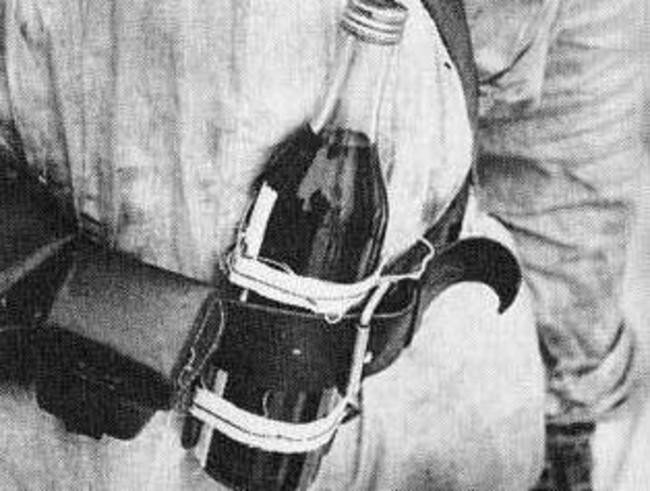 Финская бутылка с зажигательной смесью.