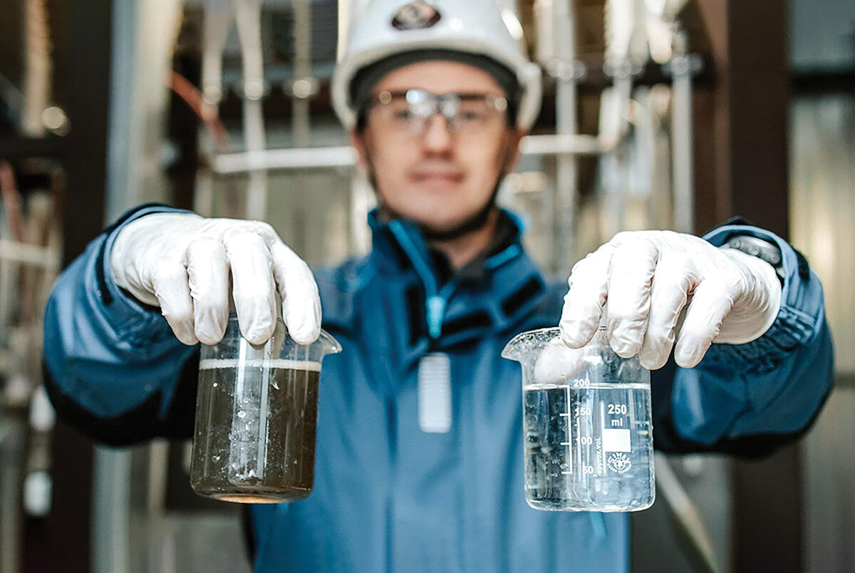 Результат переработки конденсата коксового газа в установке Exerger WTU разработки ReinnolC
