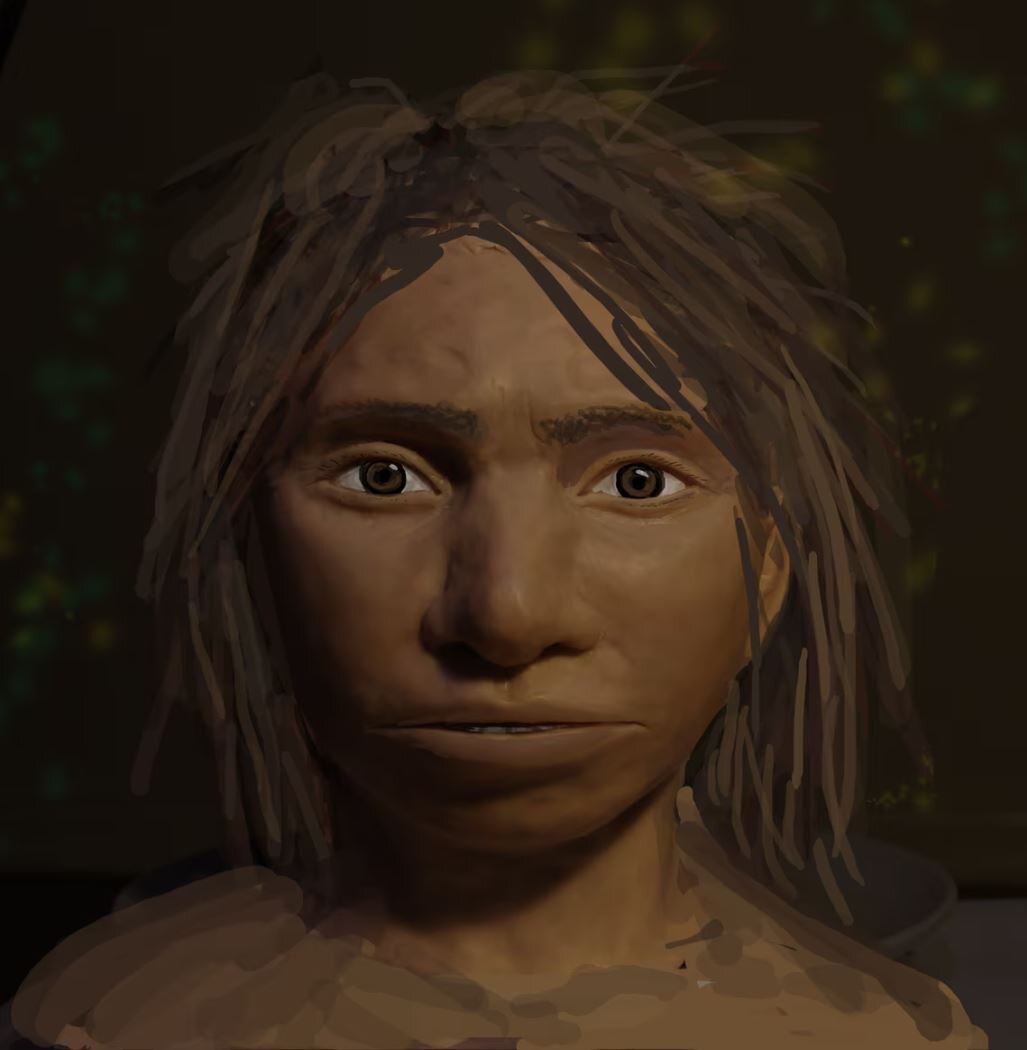 Предварительный портрет молодой женщины из денисовцев, ранних людей, о которых ученым известно мало. Фотография: Мааян Харель