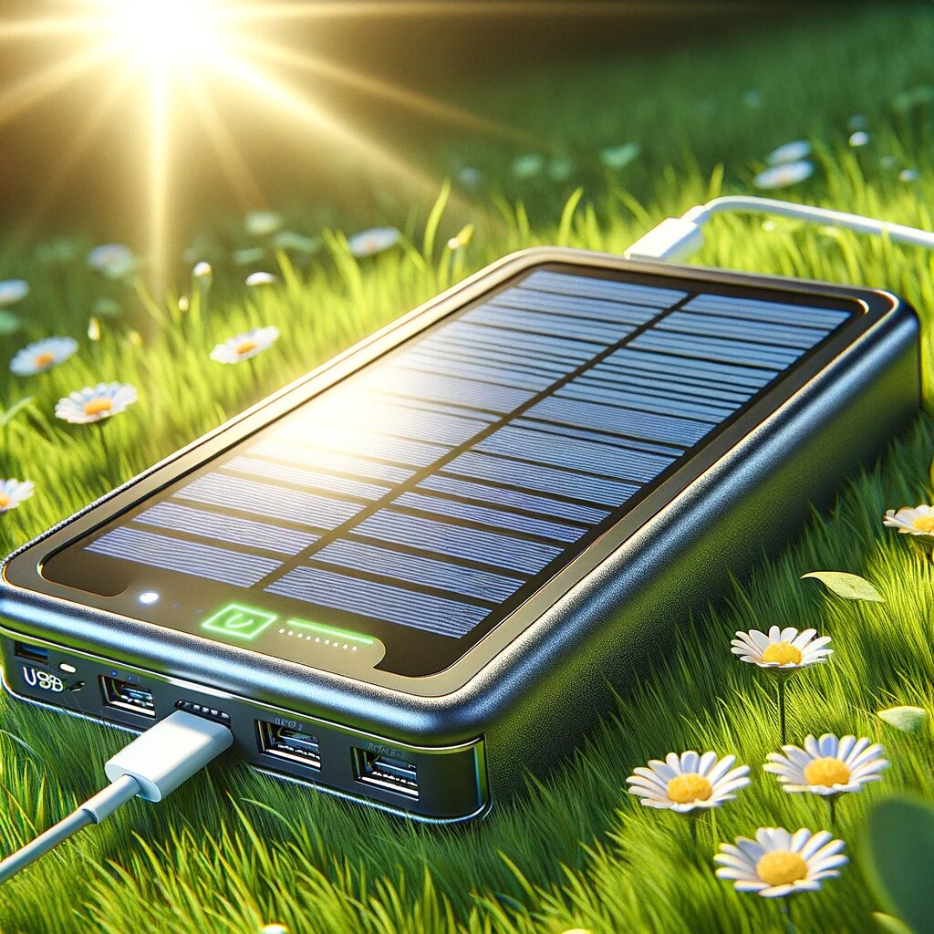 Солнечное зарядное устройство.