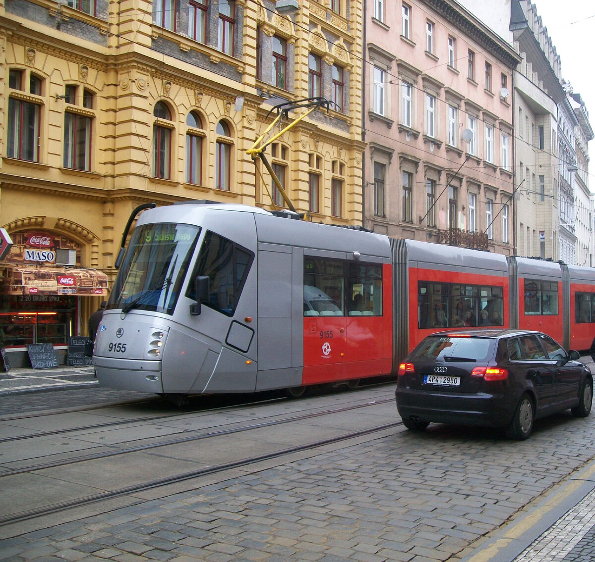 Просто трамвай в Праге