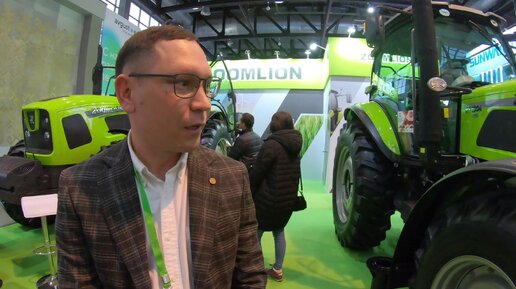 Китайский трактор ZOOMLION на выставке Агрокомплекс 2024.