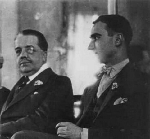 Сергей Дягилев и Борис Кохно. Середина 1920-х годов