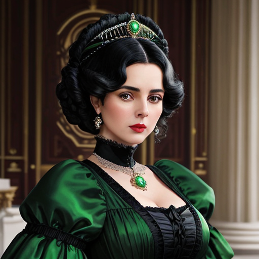 Муна, мачеха Рейндела. В галерее все иллюстрации созданы нейросетью для онлайн генерации картинок dezgo.com.