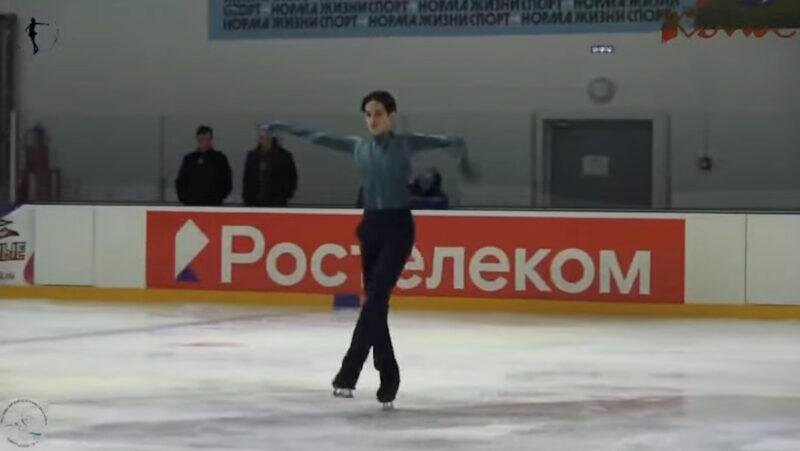     Николай Угожаев. Выборг. Произвольная программа. 31.03.2024 Фотография взята из открытых источников.