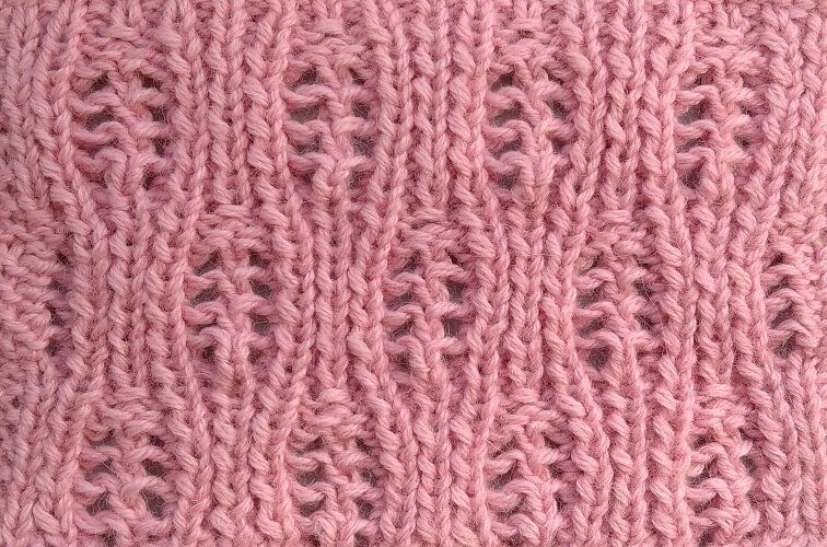 Изнаночная сторона узора