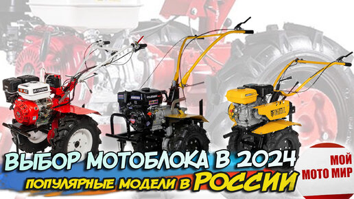 Выбор популярных мотоблоков в России 2024 году. Лучшие российские и китайские мотоблоки!