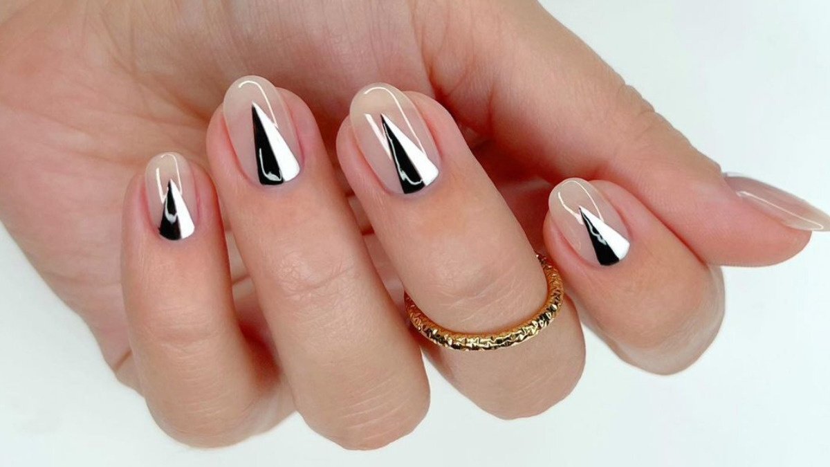    Минималистичная черно-белая геометрия