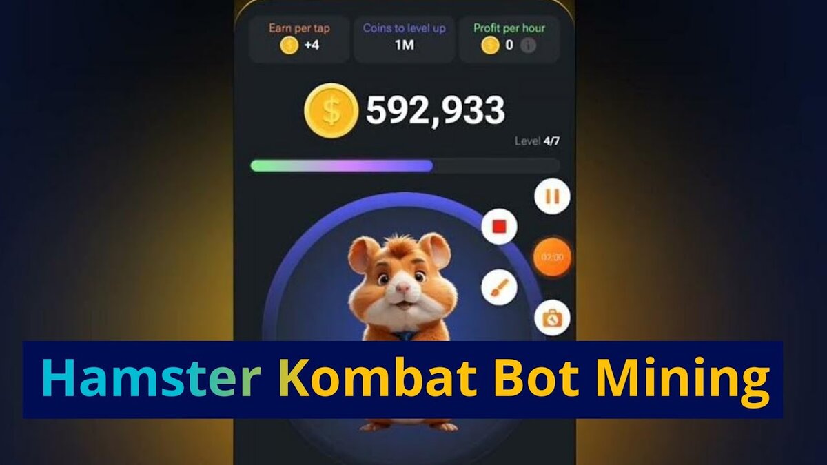 HAMSTER KOMBAT! Совершенно новый майнинг, похожий на Notcoin. Это Hamster  Kombat. Добываем токены без вложений. | IvanDementievskiy . | Дзен