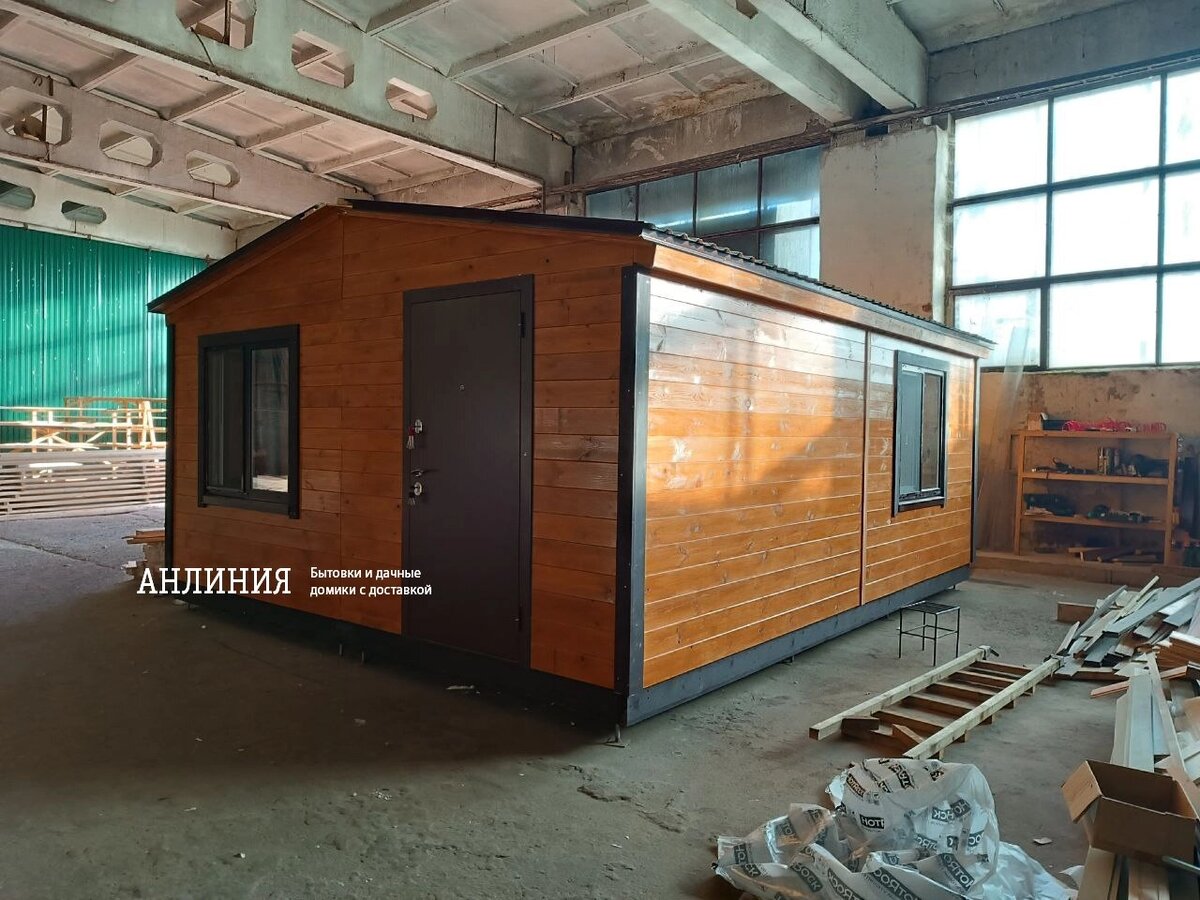 Модульный дом Чехов, 4.8 x 6.0 x 2.7 м