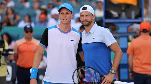    Янник Синнер и Григор Димитров. Global Look Press