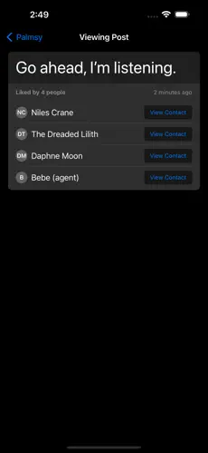    «Антисоцсеть» Palmsy без доступа в интернет стала доступна на iPhone и iPad