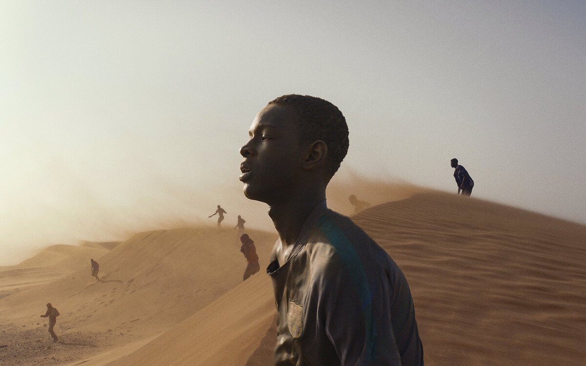 Кадр из фильма «Я — капитан», реж. Маттео Гарроне, 2023 