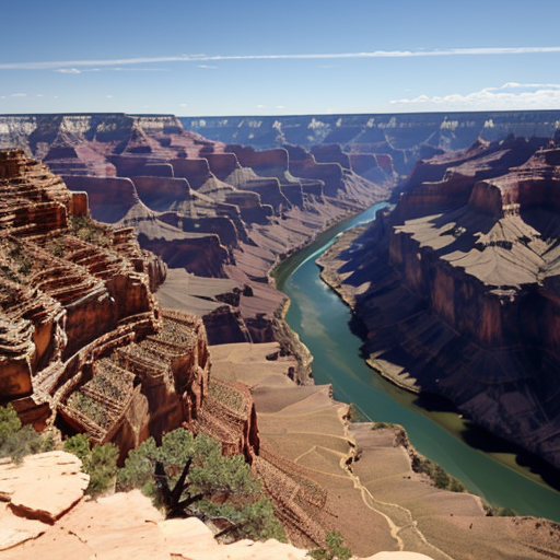 Великий Каньон и река Колорадо, ИИ