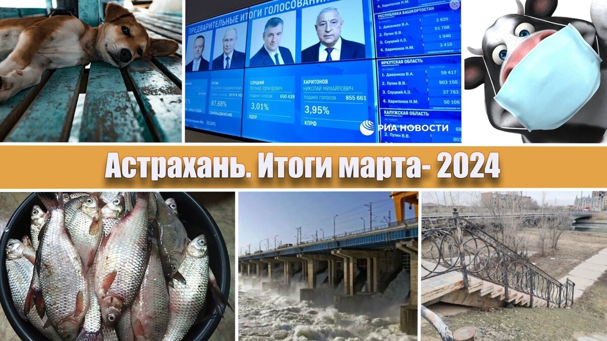 Астрахань. Итоги марта-2024. В ожидании большой воды, большой нефти и  больших променадов | PUNKT-A.INFO | Дзен