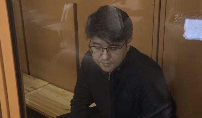 Экс-министр нацэкономики Куандык Бишимбаев на суде. Архивное фото