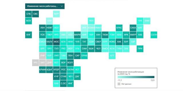    В Ивановской области число работающих уменьшилось на 35 тысяч человек