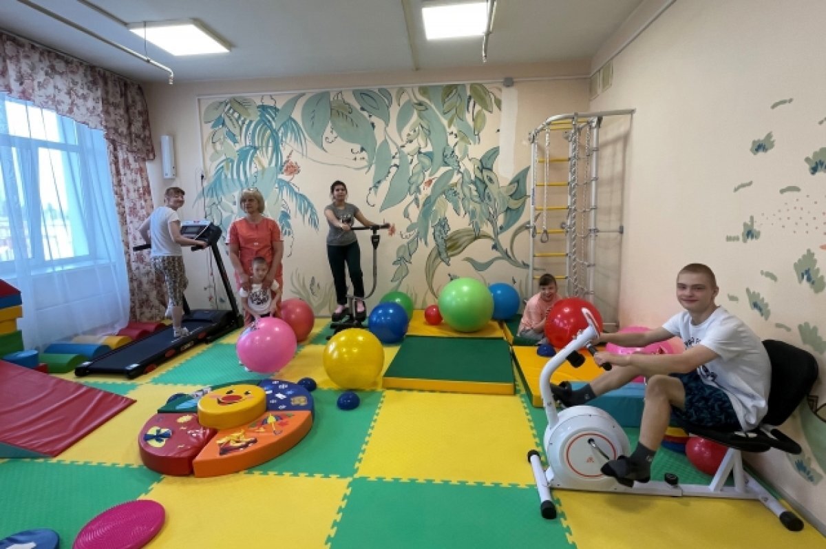    «Сибантрацит» помог обустроить комнату ЛФК в Мысковском доме-интернате