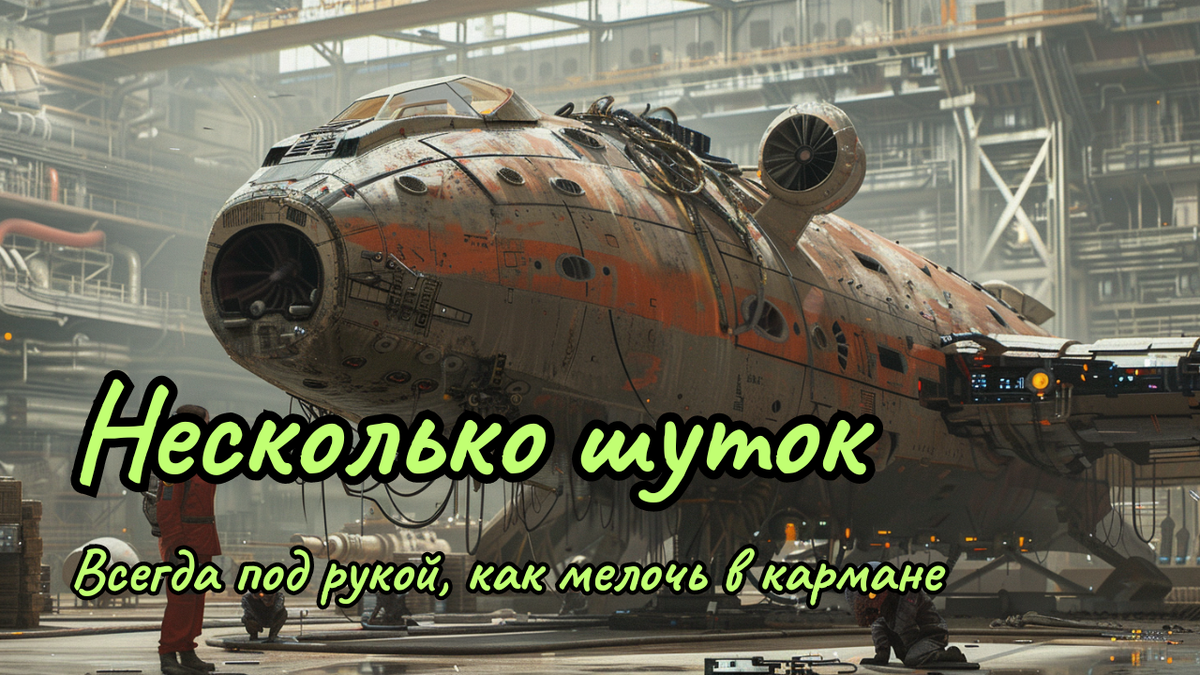 Ржавый космический корабль.