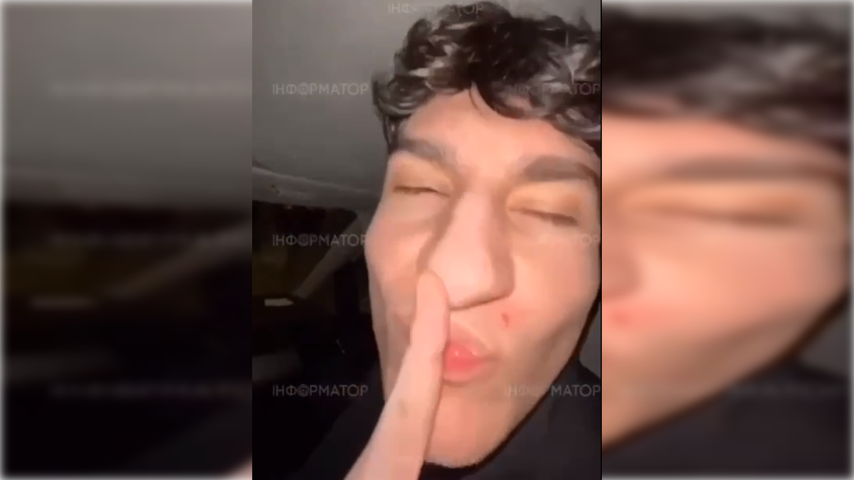 Фрагмент видео из соцсетей / 18-летний сын Кличко Максим 