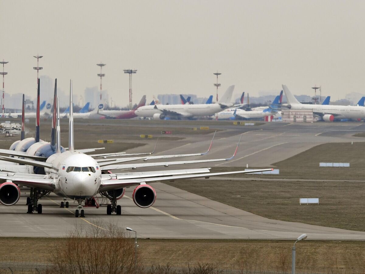    Самолеты на стоянке в аэропорту Внуково© РИА Новости / Михаил Воскресенский