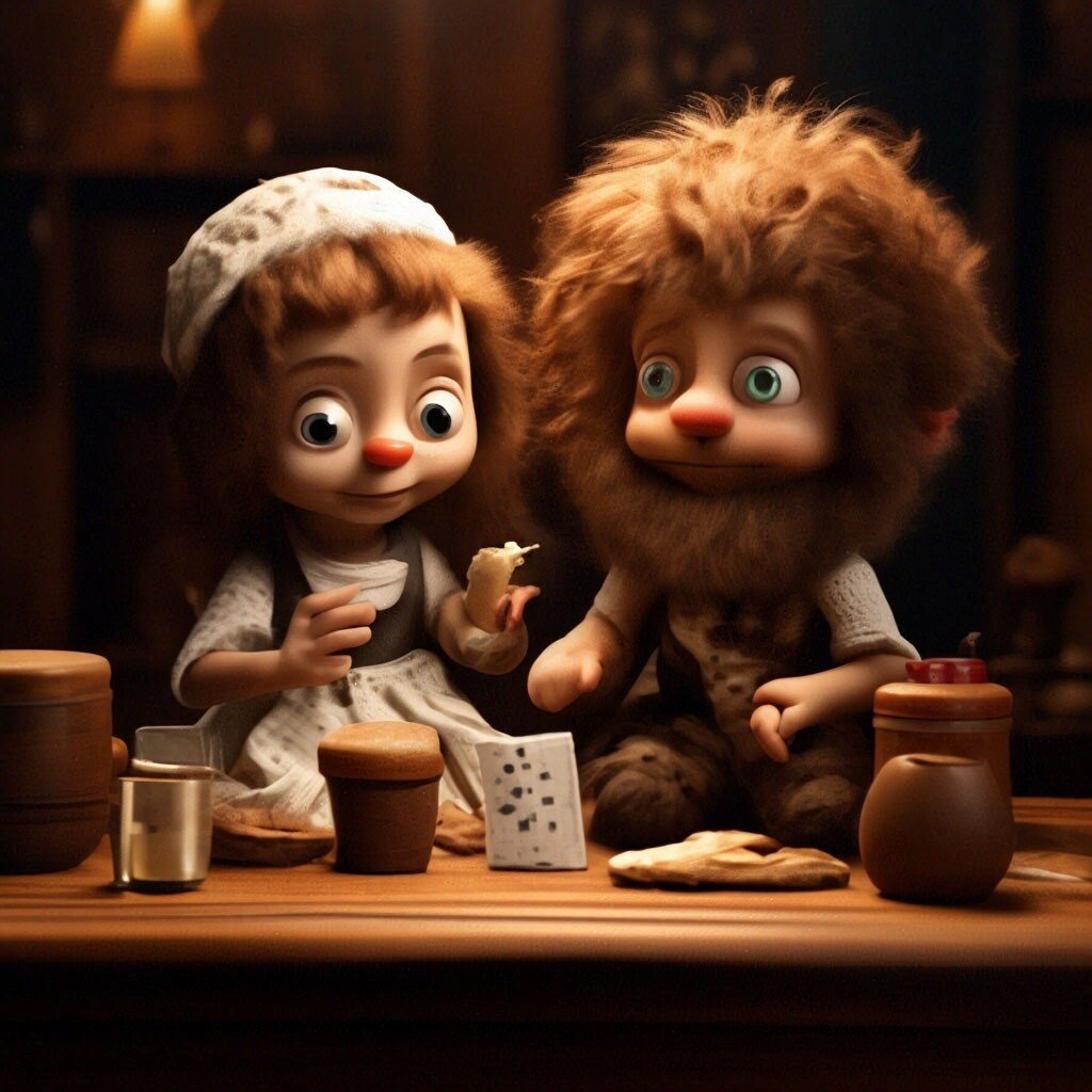 Домовой с Домовихой. Фото автора.