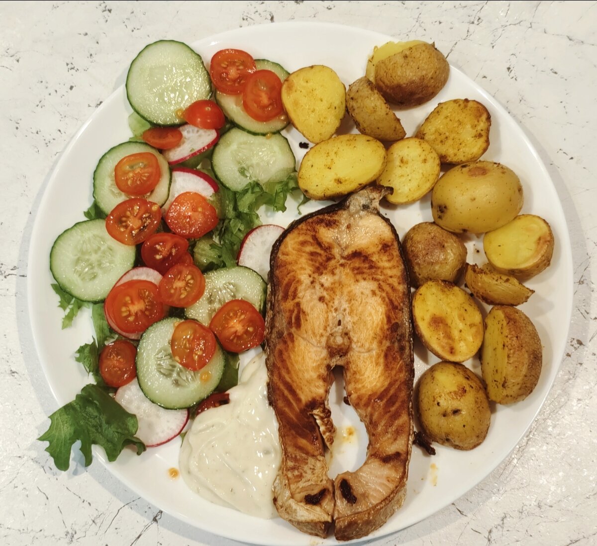 Мои картофельные тарелочки.