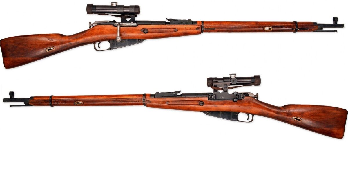 Легендарная трёхлинейка с оптическим прицелом.