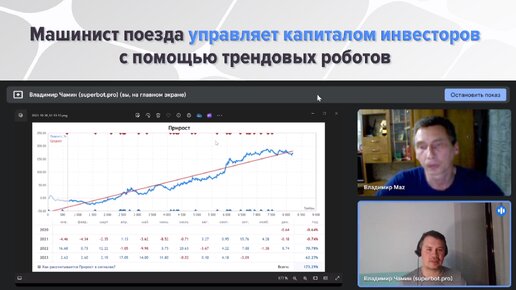 Машинист поезда управляет капиталом инвесторов с помощью торговых роботов. Интервью с учеником