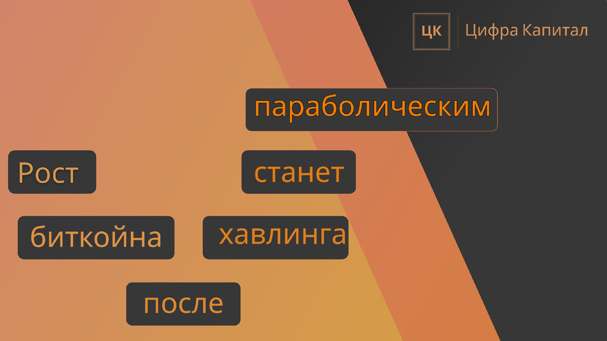 #Цифра Капитал #Халвинг #Биткоин #Майнинг