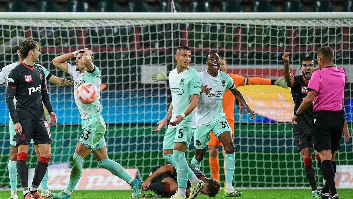    «Краснодар» сыграл вничью с «Локомотивом». Фото: https://t.me/fckrasnodar