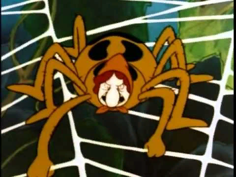 Знакомьтесь или вспоминайте - паучиха Текла из мультфильма про пчелу Майю