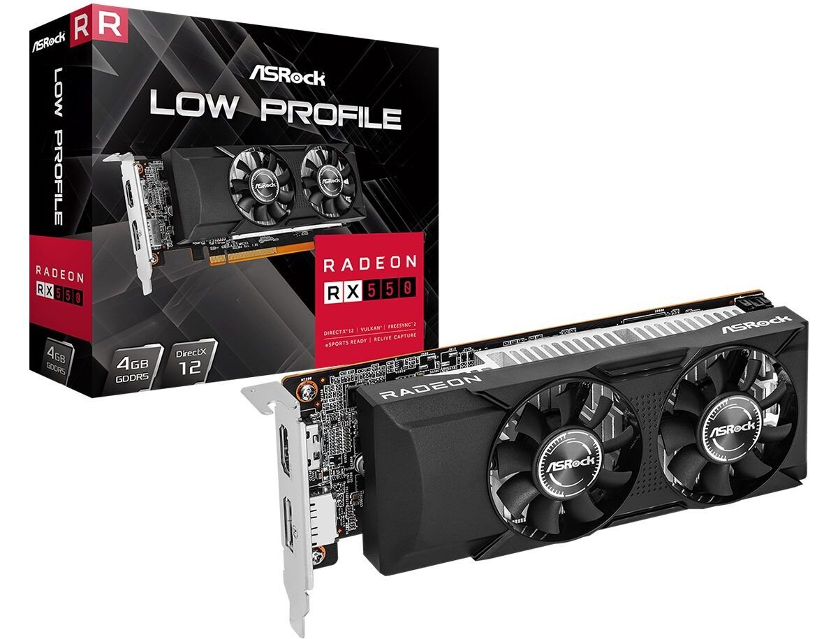 ASRock выпустила новую низкопрофильную версию видеокарты AMD Radeon RX 550  | OVERCLOCKERS.RU | Дзен