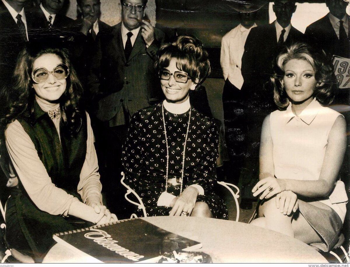 Клаудия Кардинале, Софи Лорен и Сильва Кошина