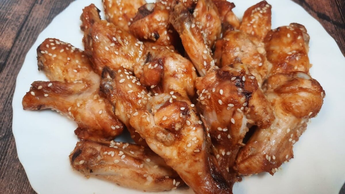 Сочные крылышки в маринаде